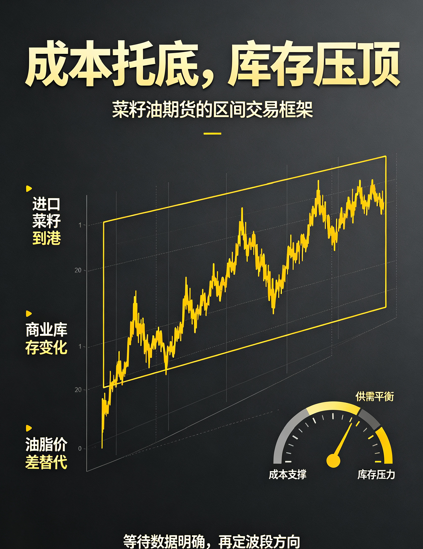 外盘成本与国内库存共同定义区间示意图 外盘成本与国内库存共同定义区间示意图