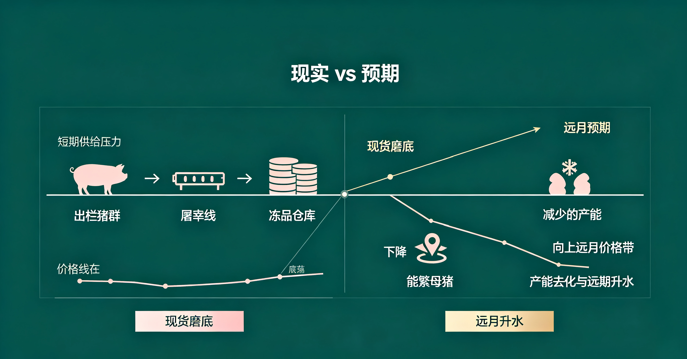 生猪期货 09‑09：现货磨底，远月预期与现实持续拉扯示意图