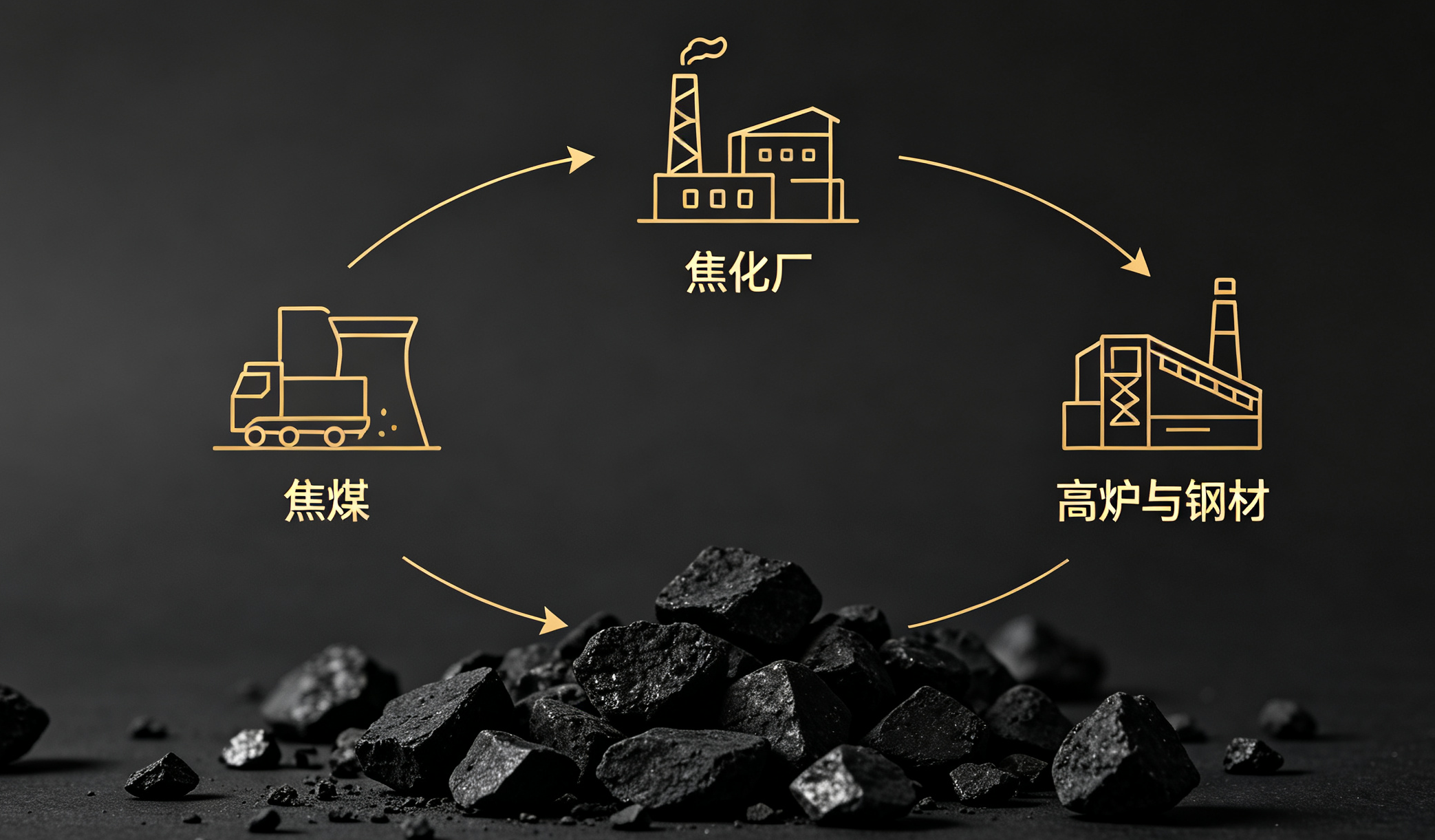 焦煤区间震荡运行，供需博弈左右盘面节奏示意图