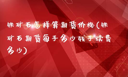 铁矿石怎样算期货价格(铁矿石期货每手多少钱手续费多少)_https://www.qianjuhuagong.com_期货行情_第1张