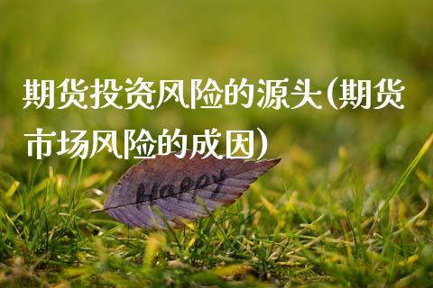 期货投资风险的源头(期货市场风险的成因)_https://www.qianjuhuagong.com_期货行情_第1张