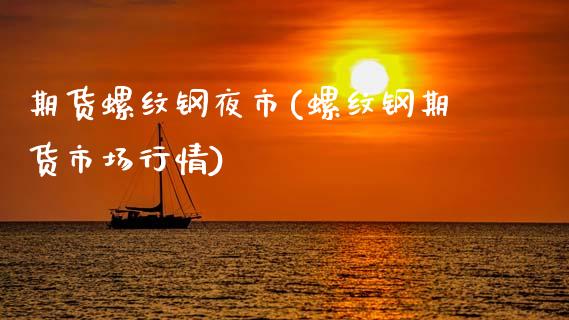 期货螺纹钢夜市(螺纹钢期货市场行情)_https://www.qianjuhuagong.com_期货直播_第1张