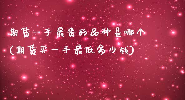 期货一手最贵的品种是哪个(期货买一手最低多少钱)_https://www.qianjuhuagong.com_期货平台_第1张