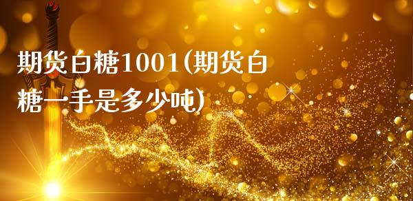 期货白糖1001(期货白糖一手是多少吨)_https://www.qianjuhuagong.com_期货百科_第1张