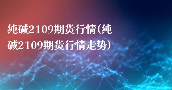 纯碱2109期货行情(纯碱2109期货行情走势)_https://www.qianjuhuagong.com_期货开户_第1张