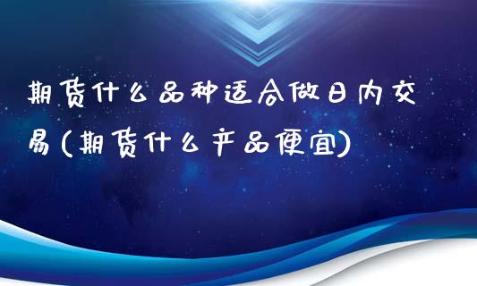 期货什么品种适合做日内交易(期货什么产品便宜)_https://www.qianjuhuagong.com_期货百科_第1张