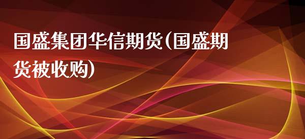 国盛集团华信期货(国盛期货被收购)_https://www.qianjuhuagong.com_期货直播_第1张