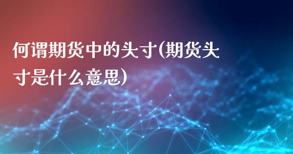 何谓期货中的头寸(期货头寸是什么意思)_https://www.qianjuhuagong.com_期货开户_第1张