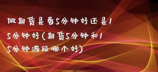 做期货是看5分钟好还是15分钟好(期货5分钟和15分钟波段哪个好)_https://www.qianjuhuagong.com_期货直播_第1张