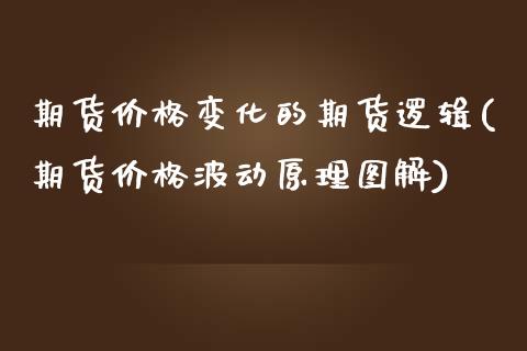 期货价格变化的期货逻辑(期货价格波动原理图解)_https://www.qianjuhuagong.com_期货百科_第1张