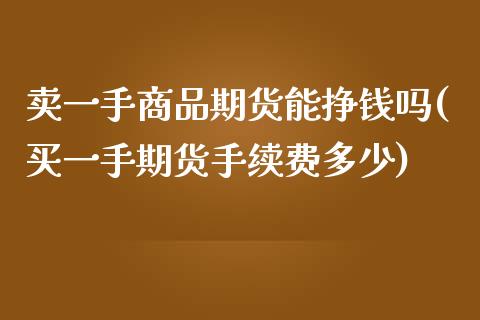 卖一手商品期货能挣钱吗(买一手期货手续费多少)_https://www.qianjuhuagong.com_期货平台_第1张