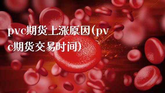 pvc期货上涨原因(pvc期货交易时间)_https://www.qianjuhuagong.com_期货百科_第1张