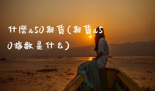 什麽a50期货(期货a50指数是什么)_https://www.qianjuhuagong.com_期货开户_第1张