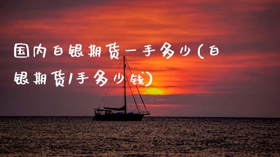 国内白银期货一手多少(白银期货1手多少钱)_https://www.qianjuhuagong.com_期货百科_第1张