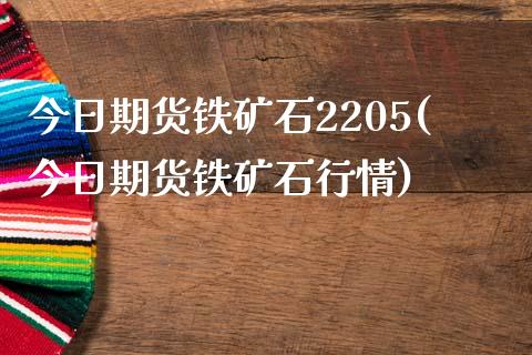 今日期货铁矿石2205(今日期货铁矿石行情)_https://www.qianjuhuagong.com_期货行情_第1张