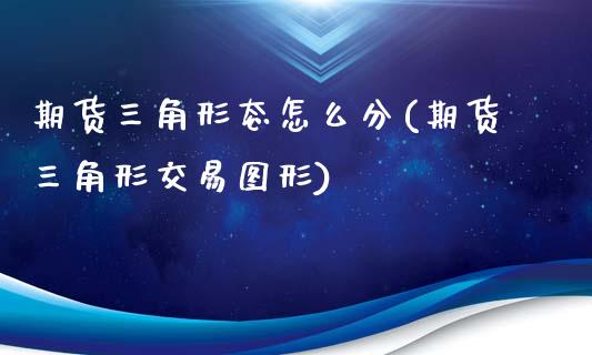 期货三角形态怎么分(期货三角形交易图形)_https://www.qianjuhuagong.com_期货平台_第1张