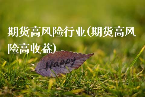 期货高风险行业(期货高风险高收益)_https://www.qianjuhuagong.com_期货直播_第1张