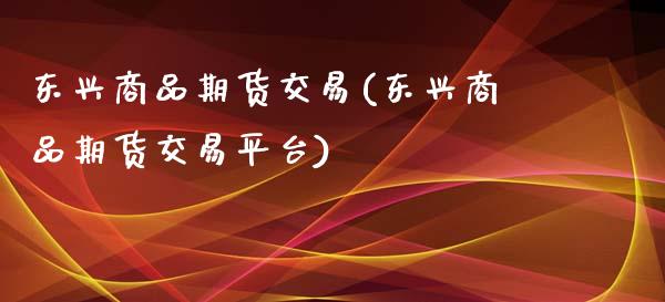 东兴商品期货交易(东兴商品期货交易平台)_https://www.qianjuhuagong.com_期货直播_第1张