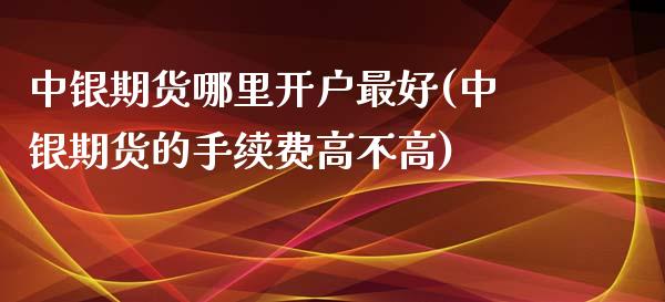 中银期货哪里开户最好(中银期货的手续费高不高)_https://www.qianjuhuagong.com_期货直播_第1张