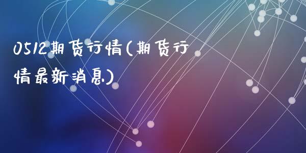 0512期货行情(期货行情最新消息)_https://www.qianjuhuagong.com_期货行情_第1张