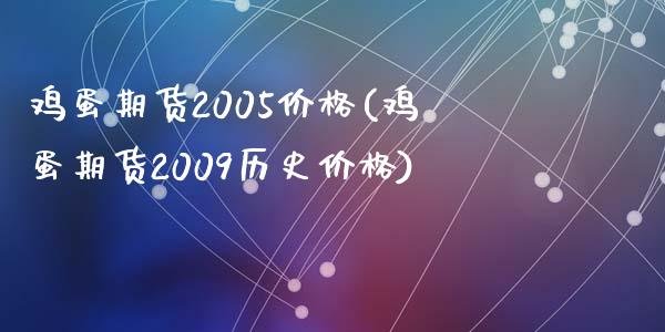 鸡蛋期货2005价格(鸡蛋期货2009历史价格)_https://www.qianjuhuagong.com_期货直播_第1张