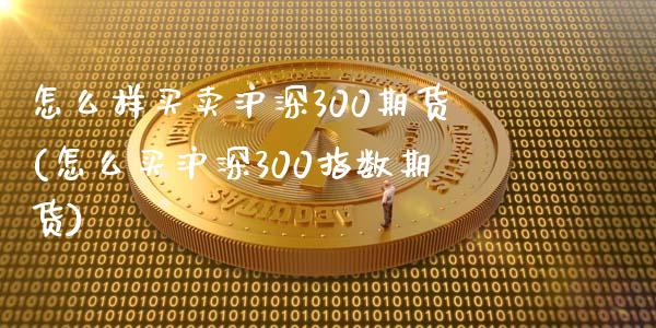 怎么样买卖沪深300期货(怎么买沪深300指数期货)_https://www.qianjuhuagong.com_期货平台_第1张