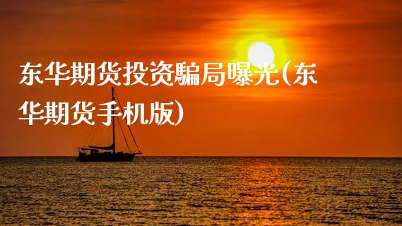 东华期货投资騙局曝光(东华期货手机版)_https://www.qianjuhuagong.com_期货行情_第1张