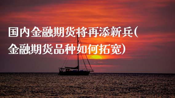 国内金融期货将再添新兵(金融期货品种如何拓宽)_https://www.qianjuhuagong.com_期货开户_第1张