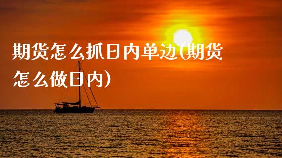 期货怎么抓日内单边(期货怎么做日内)_https://www.qianjuhuagong.com_期货直播_第1张