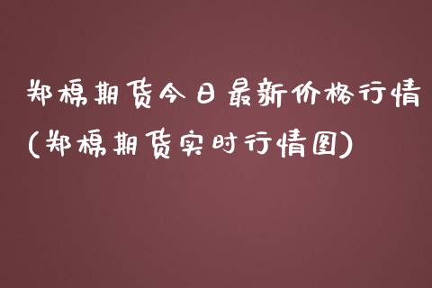 郑棉期货今日最新价格行情(郑棉期货实时行情图)_https://www.qianjuhuagong.com_期货直播_第1张