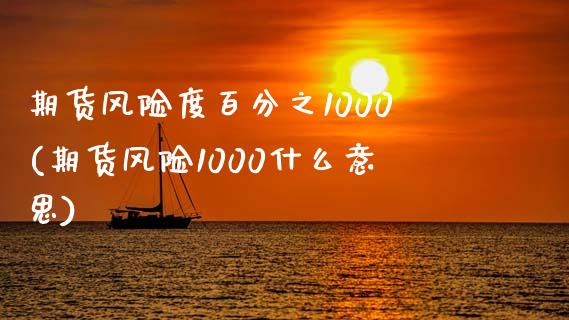 期货风险度百分之1000(期货风险1000什么意思)_https://www.qianjuhuagong.com_期货开户_第1张