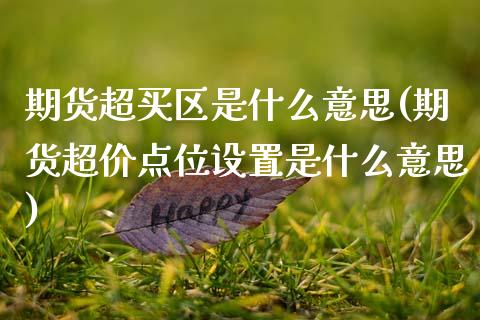 期货超买区是什么意思(期货超价点位设置是什么意思)_https://www.qianjuhuagong.com_期货百科_第1张