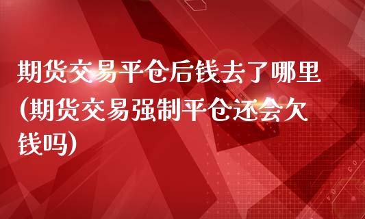 期货交易平仓后钱去了哪里(期货交易强制平仓还会欠钱吗)_https://www.qianjuhuagong.com_期货平台_第1张