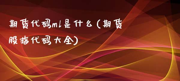 期货代码ml是什么(期货股指代码大全)_https://www.qianjuhuagong.com_期货百科_第1张