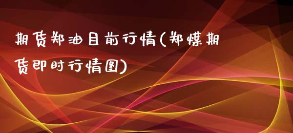 期货郑油目前行情(郑煤期货即时行情图)_https://www.qianjuhuagong.com_期货百科_第1张