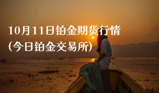 10月11日铂金期货行情(今日铂金交易所)_https://www.qianjuhuagong.com_期货行情_第1张