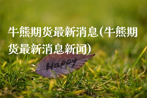 牛熊期货最新消息(牛熊期货最新消息新闻)_https://www.qianjuhuagong.com_期货百科_第1张