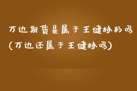 万达期货是属于王健林的吗(万达还属于王健林吗)_https://www.qianjuhuagong.com_期货直播_第1张