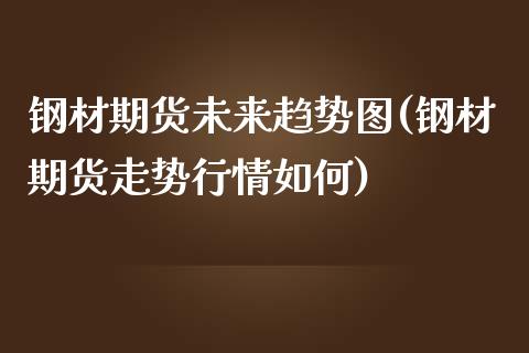 钢材期货未来趋势图(钢材期货走势行情如何)_https://www.qianjuhuagong.com_期货开户_第1张