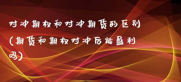 对冲期权和对冲期货的区别(期货和期权对冲后能盈利吗)_https://www.qianjuhuagong.com_期货平台_第1张