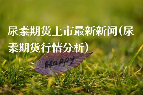 尿素期货上市最新新闻(尿素期货行情分析)_https://www.qianjuhuagong.com_期货直播_第1张