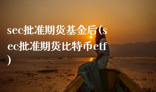 sec批准期货基金后(sec批准期货比特币etf)_https://www.qianjuhuagong.com_期货开户_第1张