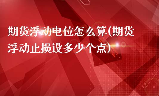 期货浮动电位怎么算(期货浮动止损设多少个点)_https://www.qianjuhuagong.com_期货行情_第1张