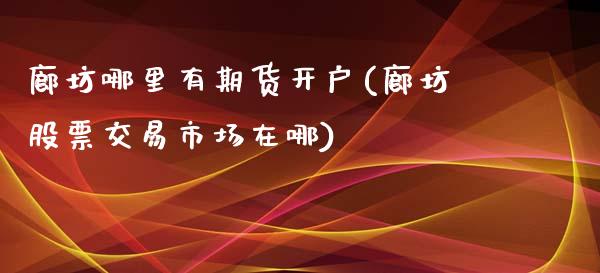 廊坊哪里有期货开户(廊坊股票交易市场在哪)_https://www.qianjuhuagong.com_期货开户_第1张