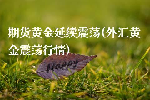 期货黄金延续震荡(外汇黄金震荡行情)_https://www.qianjuhuagong.com_期货开户_第1张