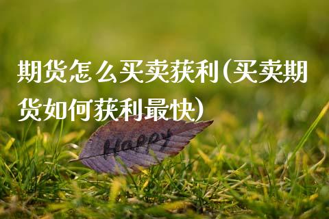 期货怎么买卖获利(买卖期货如何获利最快)_https://www.qianjuhuagong.com_期货直播_第1张